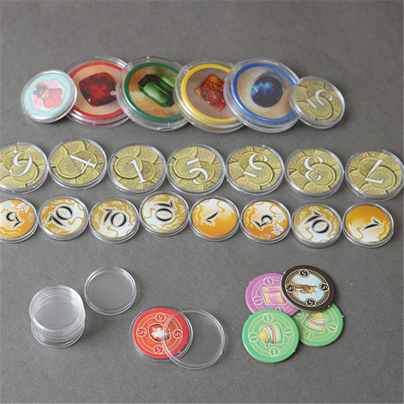 20/50Pcs 15Sizes 18-45mm Clear - مراجعة Board Game With Chips وسعره