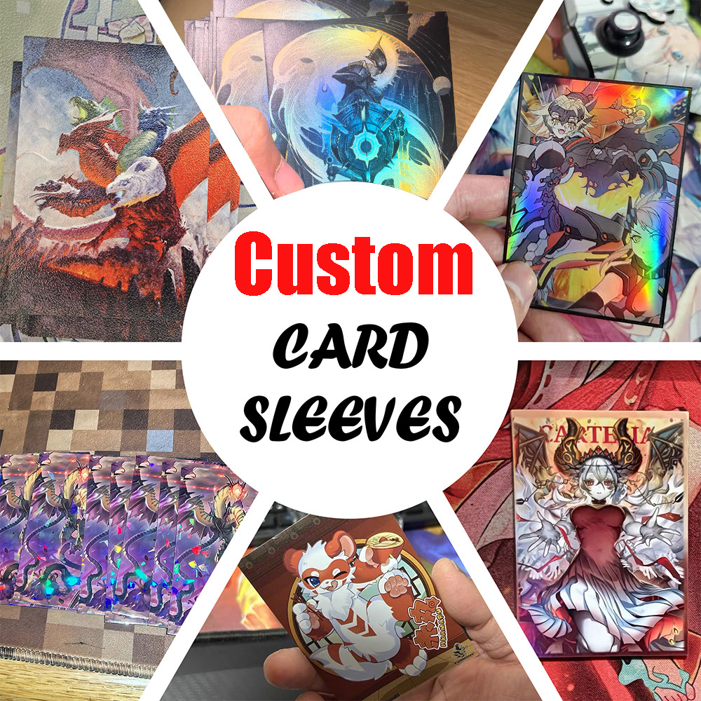 15PCS/50PCS/60PCS/70PCS HD Cus - مراجعة Card Sleeves Protector وسعره