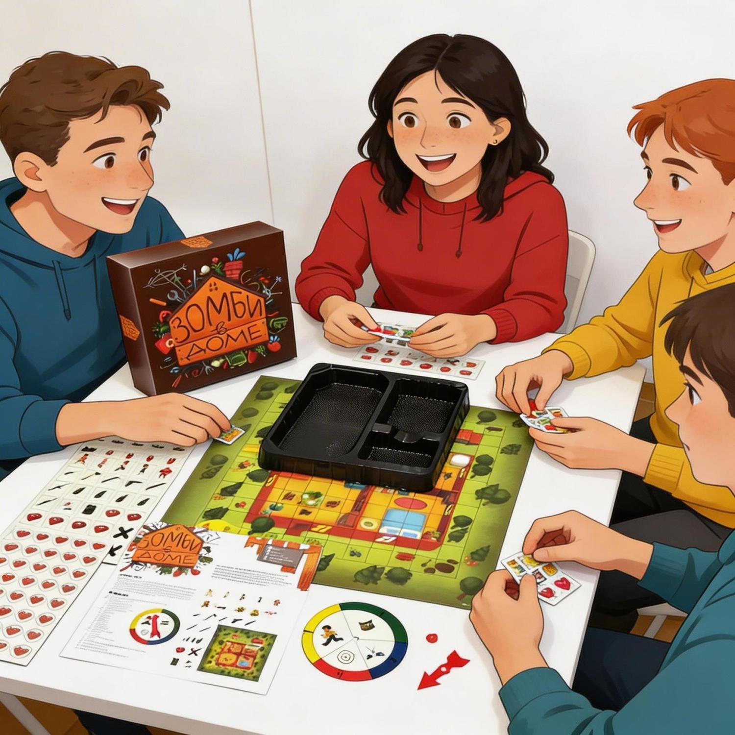 Russian Version Zombie Surviva - مراجعة Board Game Zombie وسعره
