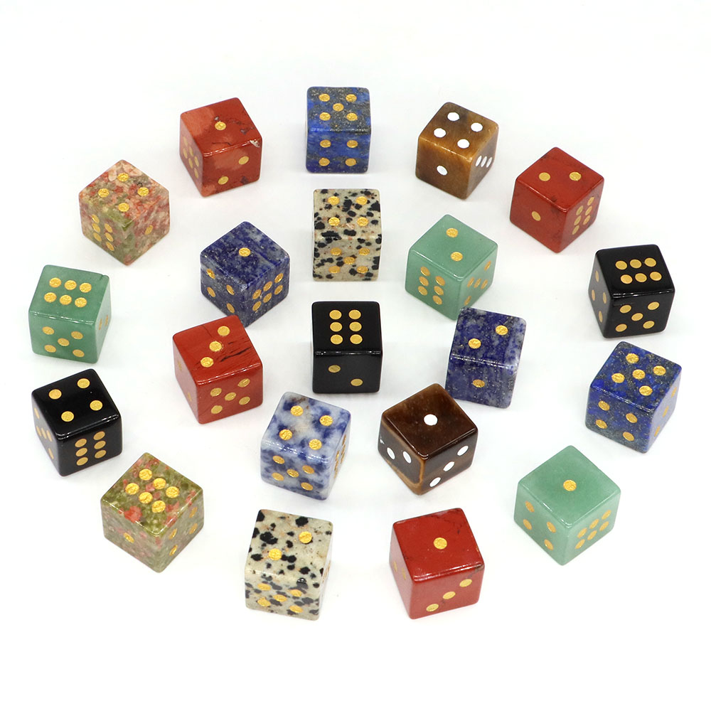 15mm Natural Stone Six Sided D - مراجعة Board Game Digital وسعره
