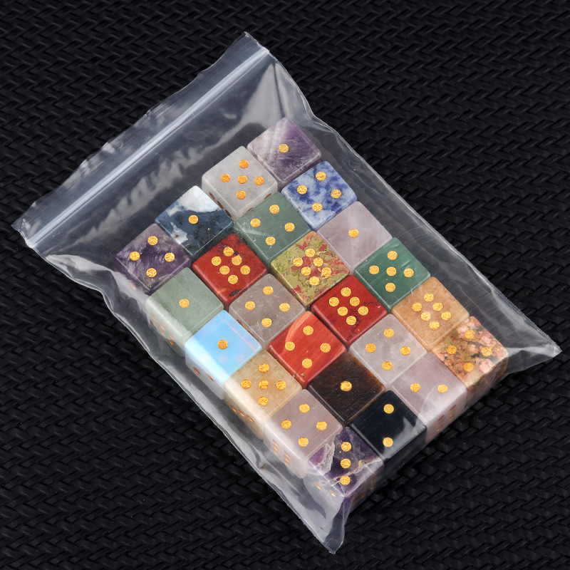 15mm Natural Stone Six Sided D - مراجعة Board Game Digital وسعره