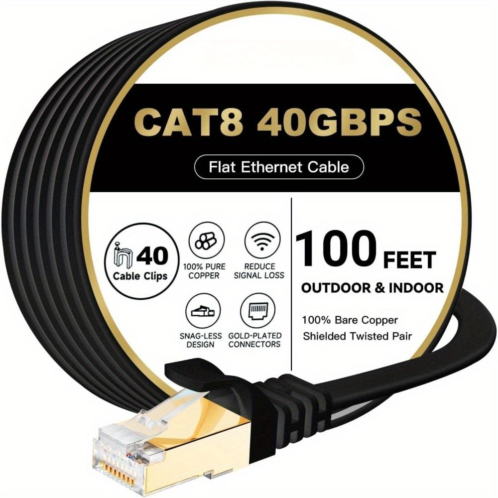 Cat8 Ethernet Cable, Flat Desi - مراجعة Board Game Geek وسعره