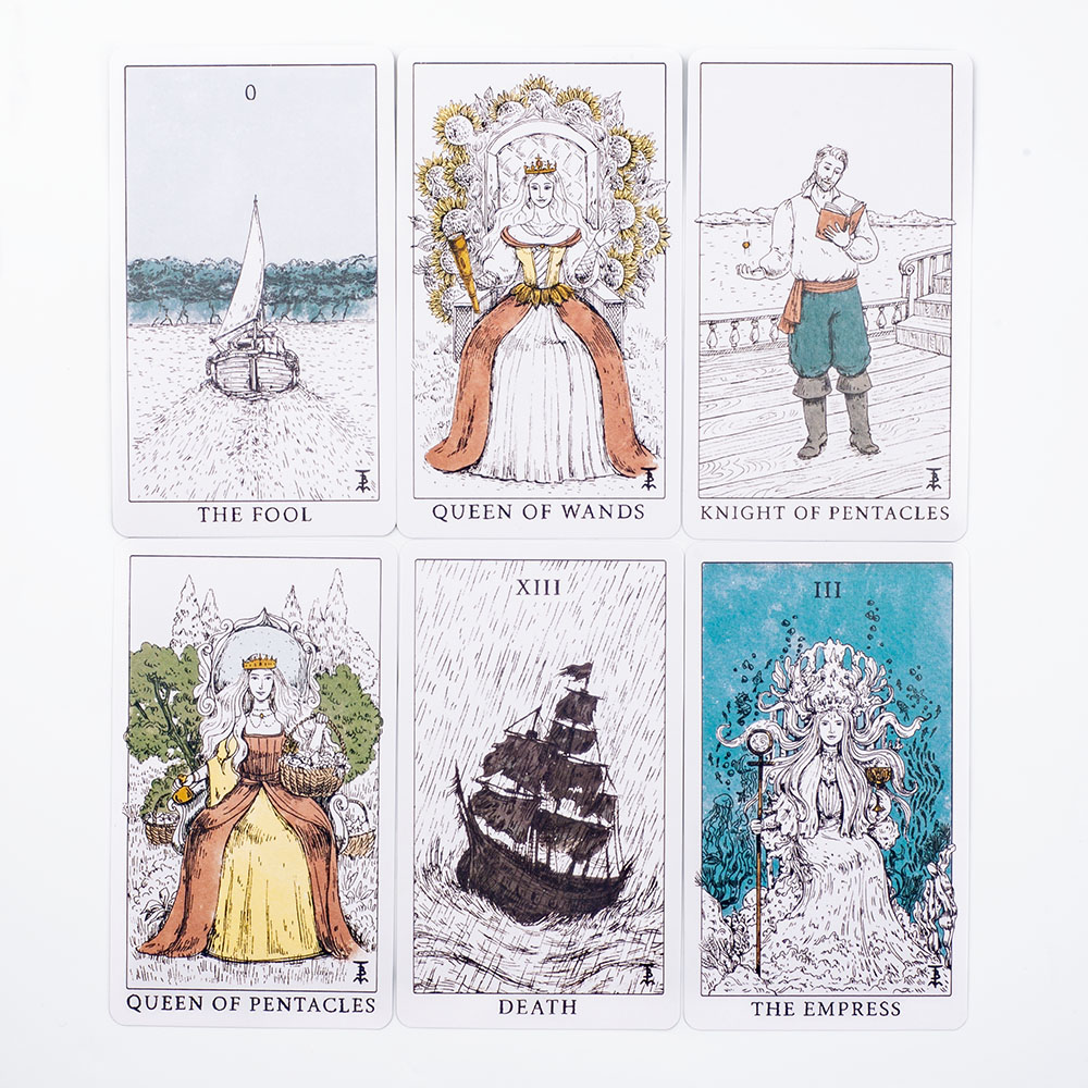 Ocean Themed Tempest Tarot  De - مراجعة Board Game Master وسعره